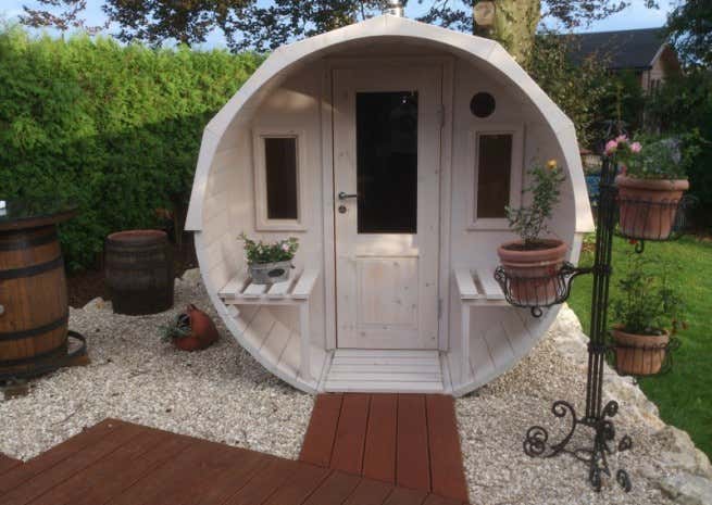 Photo du client: Sauna tonneau FinnTherm Sam