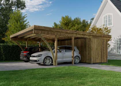 Carport double Alpholz Marius