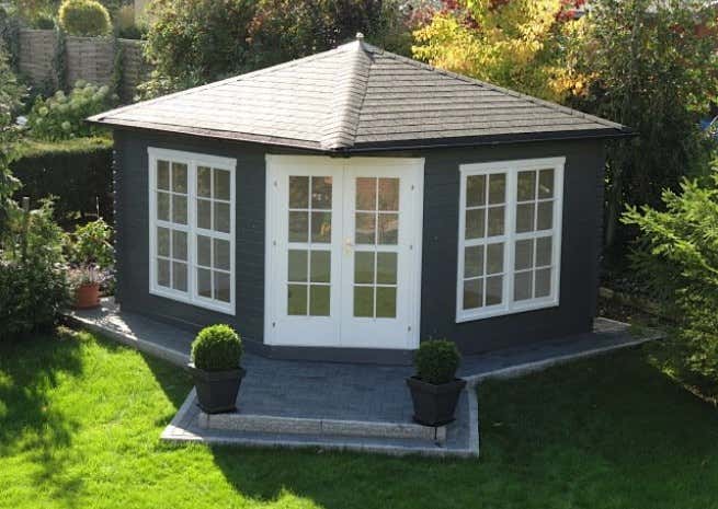 Photo du client: Abri de jardin pentagonal Victoria C 40