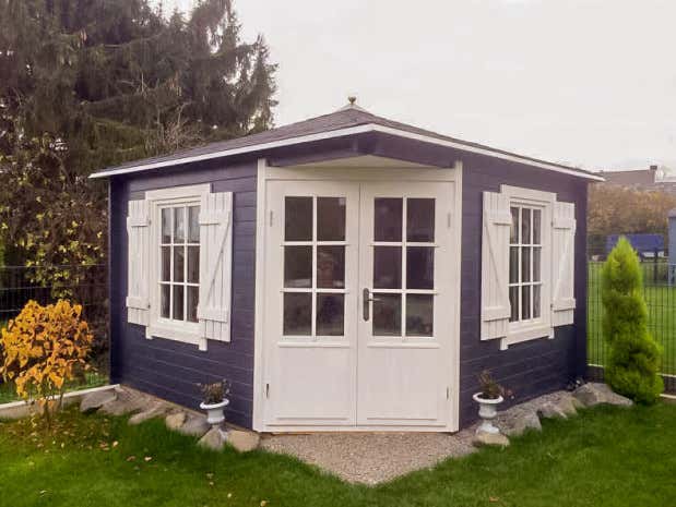 Photo du client: Abri de jardin pentagonal Monica Royal