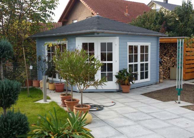 Photo du client: Abri de jardin pentagonal Victoria C 40