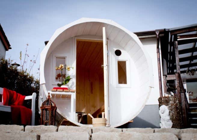 Photo du client: Sauna tonneau FinnTherm Sam