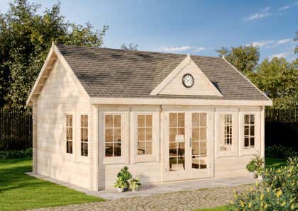 Abri de jardin modèle CLOCKHOUSE® XL