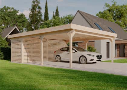 Carport double Alpholz Henri