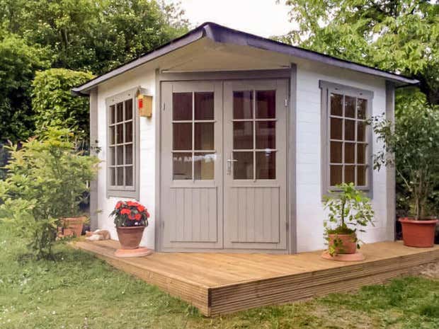 Photo du client: Abri de jardin pentagonal Monica