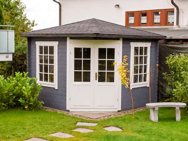 Photo du client: Abri de jardin pentagonal Monica