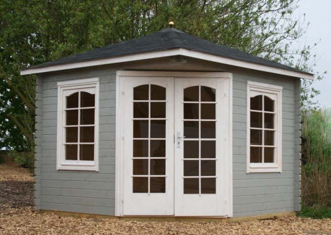 Photo du client: Abri de jardin pentagonal Viking ISO