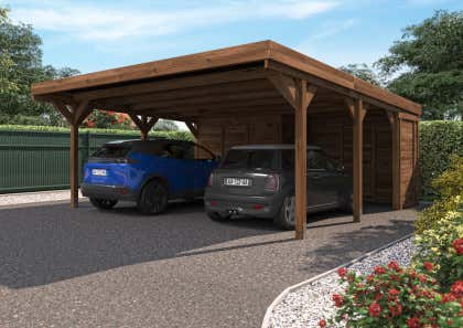 Alpholz double carport Leon