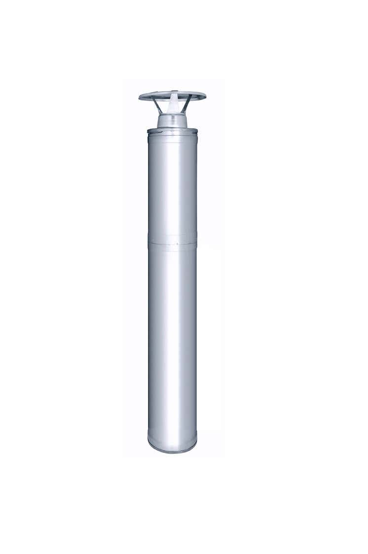 Cheminée en acier inoxydable Harvia