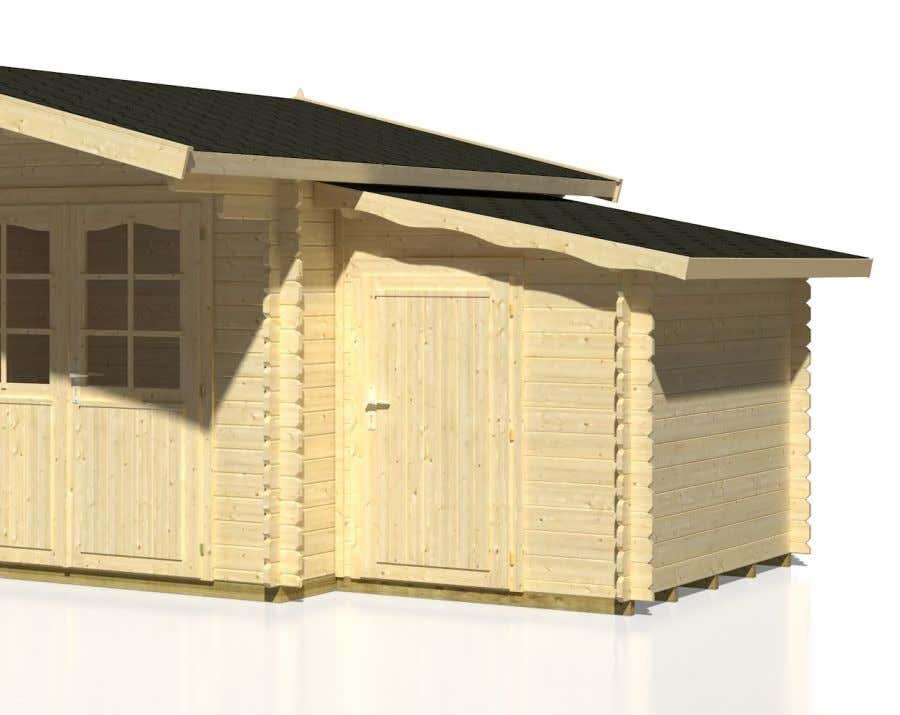 Appentis Palmako de 3,1 m².