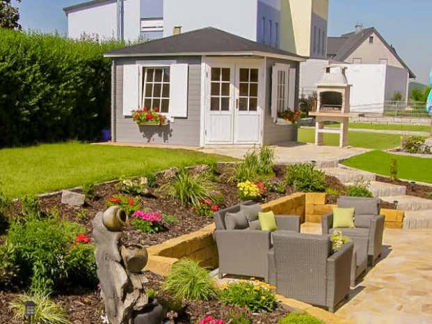 Photo du client: Abri de jardin pentagonal Monica Royal