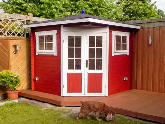 Photo du client: Abri de jardin pentagonal Sunny-B
