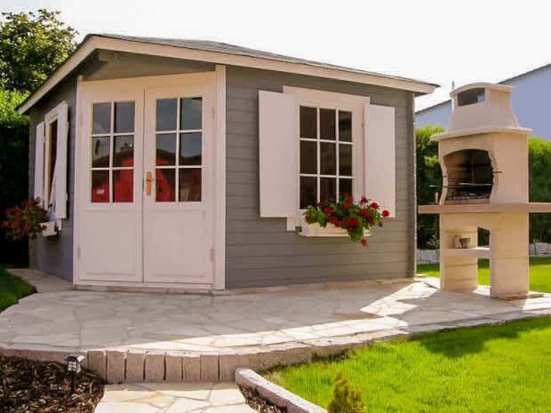 Photo du client: Abri de jardin pentagonal Monica Royal