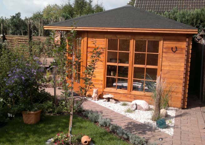 Photo du client: Abri de jardin pentagonal Victoria C 40