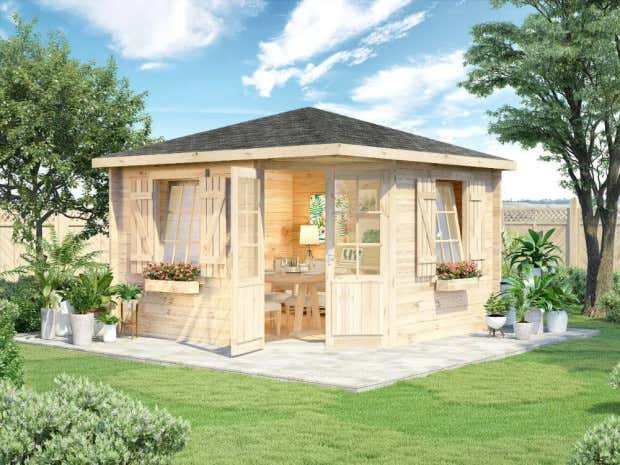 abri de jardin pentagonnal Monica Royal