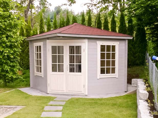 Photo du client: Abri de jardin pentagonal Monica
