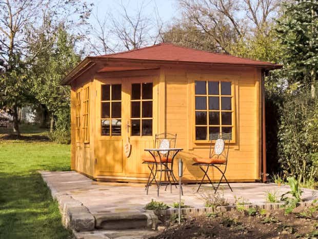 Photo du client: Abri de jardin pentagonal Monica