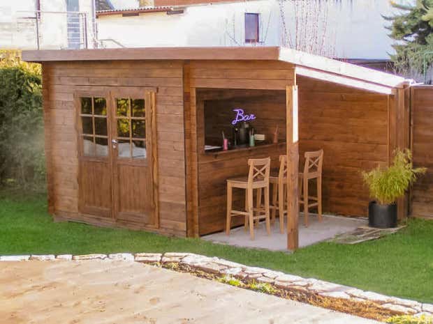 Photo du client: Abri de jardin Maria toit en pente
