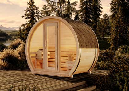 Sauna tonneau FinnTherm Luna XS
