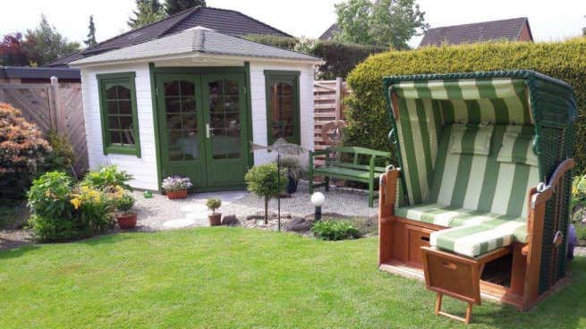 Photo du client: Abri de jardin pentagonal Viking ISO