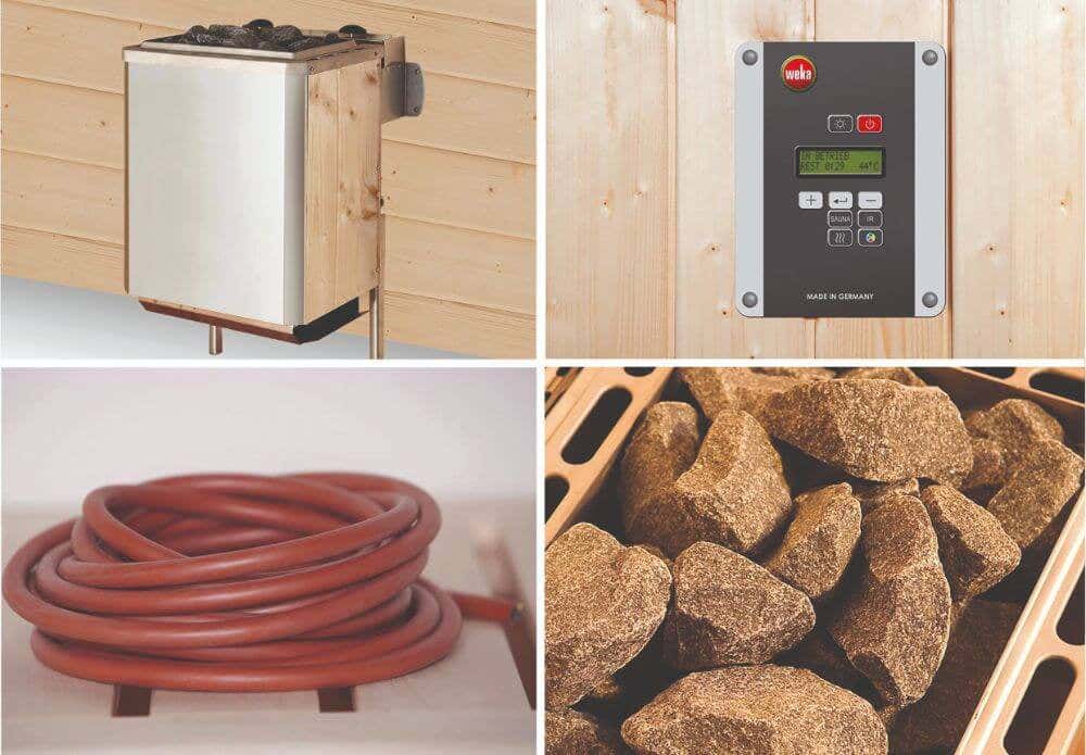 Kit technique pour le sauna Naantali & Farsund