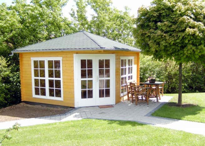 Photo du client: Abri de jardin pentagonal Victoria C 40