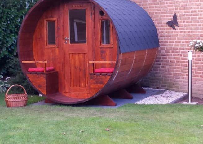 Photo du client: Sauna tonneau FinnTherm Sam