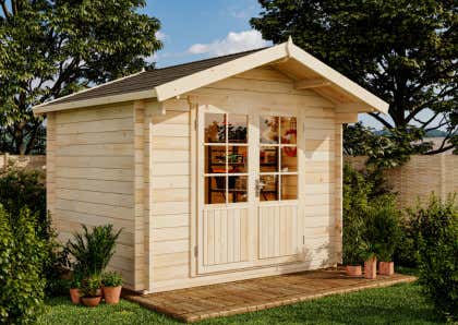Abri de jardin/cabane à outils Roger-34 Imprégnés