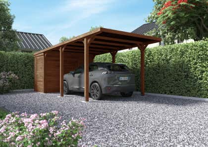 Alpholz Carport individuel Leon