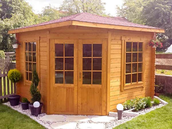 Photo du client: Abri de jardin pentagonal Monica